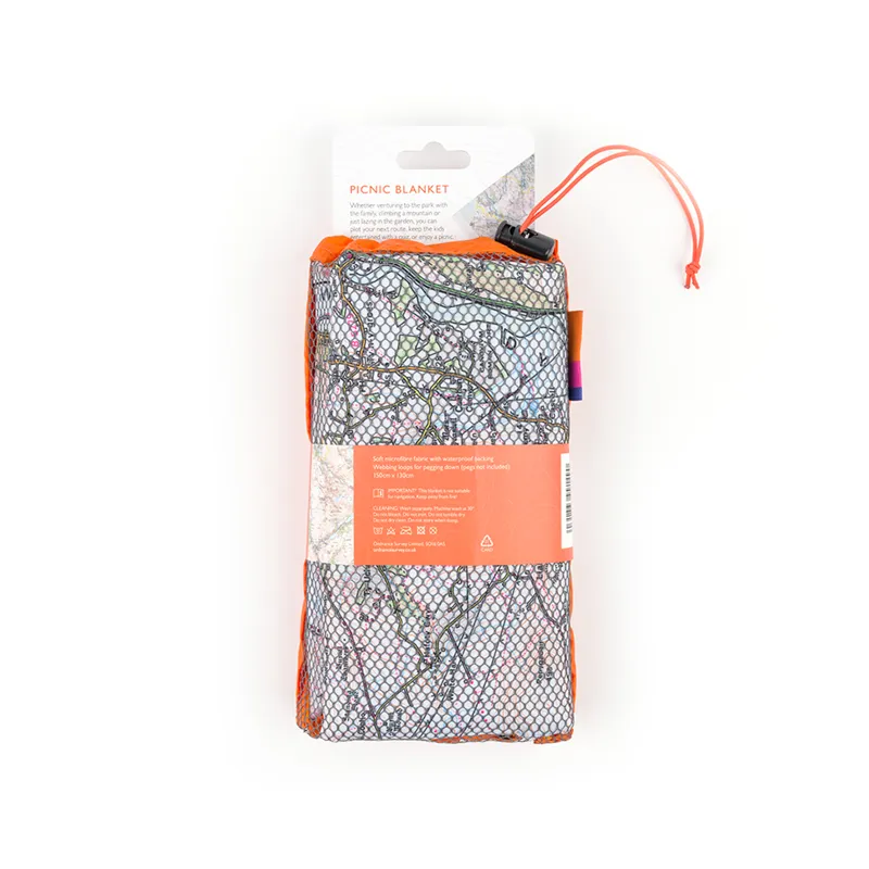 OS Snowdonia Picnic Blanket with Waterproof Base-3